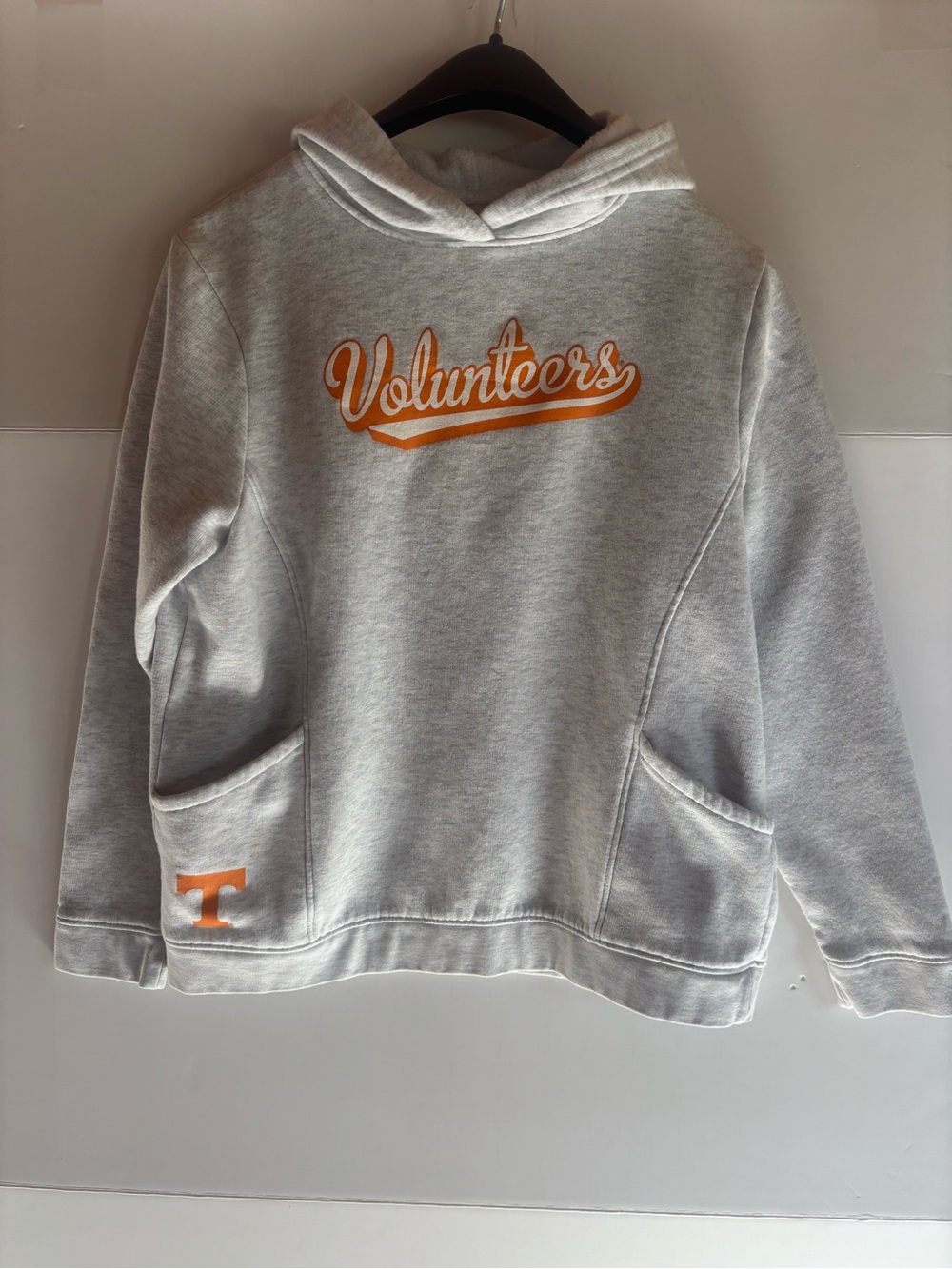 Kids Size 12/14 Tennessee Volunteers Gray Pullover Fleece Hoodie